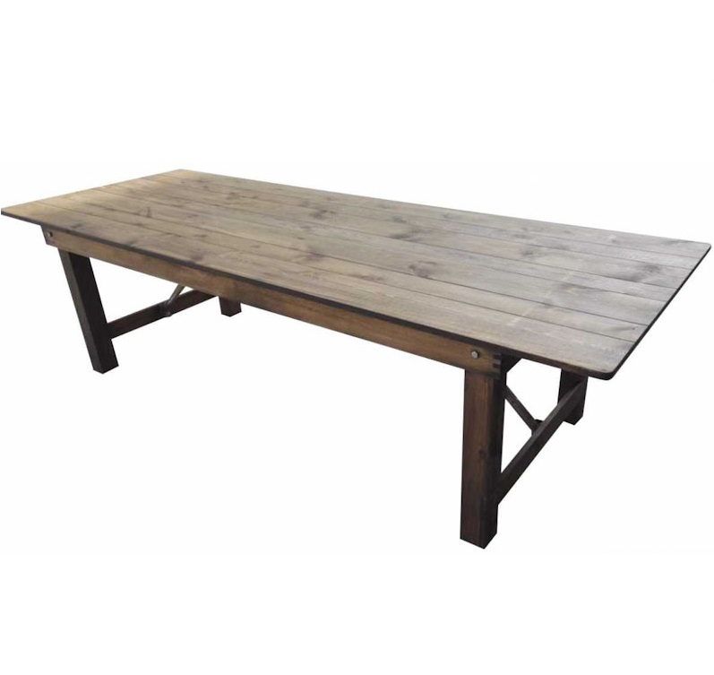 Table en bois rustique HERITAGE